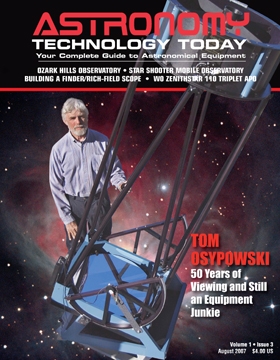 August, 2007 Issue -- Click here to go to Astronomy Technology Today's Website