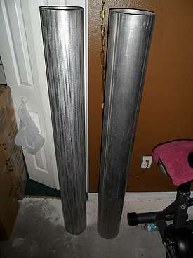 Main tube options. But the one on the right was the best choice. (Click to go to page)