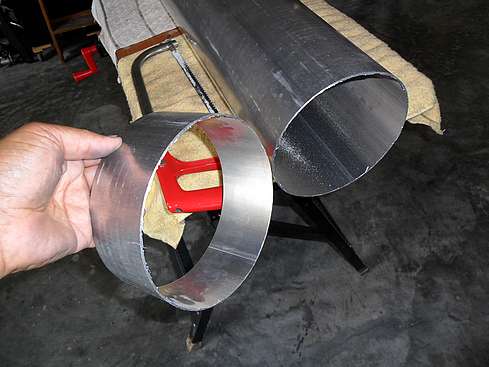 Main tube cut to proper size - 10. (Click to go to page)