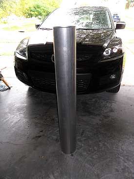 Main tube cut to proper size - 12. (Click to go to page)