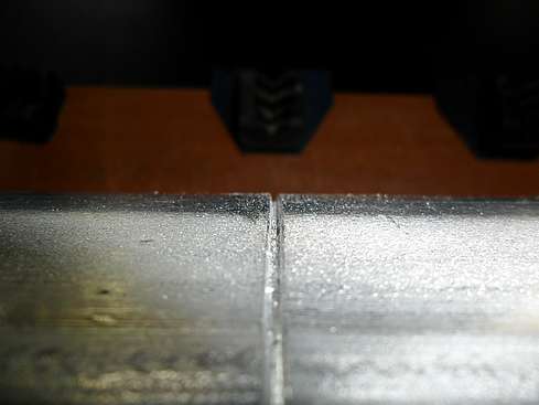 Dew Shield being cut to proper size - 3. (Click to go to page)
