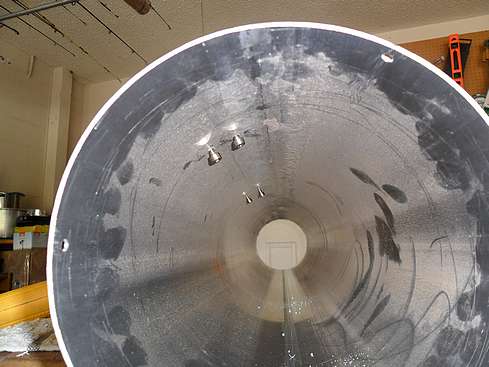 Drilled holes for Guide Scope Bar - 5 - Inside Tube (Click to go to page)