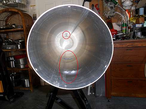 Epoxied nuts for Guide Scope and Sliding Weight Bars in Main Tube - Objective End - 1 (Click to go to page)