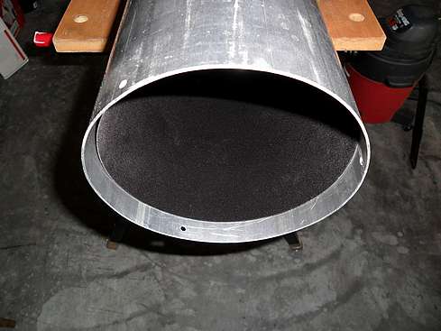 ProtoStar FlockBoard Material trimmed and placed back in Main Tube - Focuser End - 11 (Click to go to page)