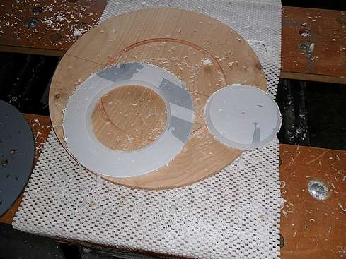 Knife-edge for the third  baffle cut free - 21 (Click to go to page)