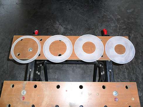 Sanding completed for the baffles (front) - 33 (Click to go to page)