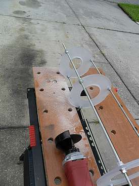 Nothches ground in the baffles for the guidescope nuts - 50 (Click to go to page)