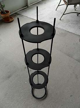 Completed baffle rack flocked and ready for installation - 54 (Click to go to page)