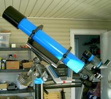 127mm f/9.4 Fully-Coated Achromatic Objective Lens and Cell from Surplus Shed.
