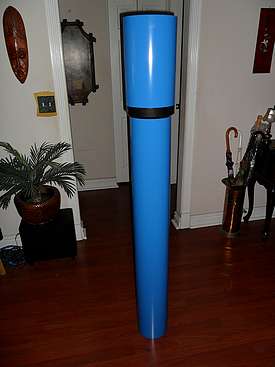 Main Tube, Dew Shield with Lens Cell test fitted after painting - 1 (Click to go to page)