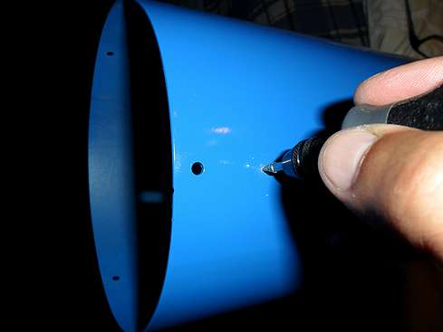 Engraving Main Tube in preparation to install the Handles - 8 (Click to go to page)