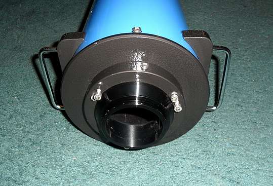 Focuser Backplate, Support and Crayford focuser base installed on Main Tube - 9 (Click to go to page)