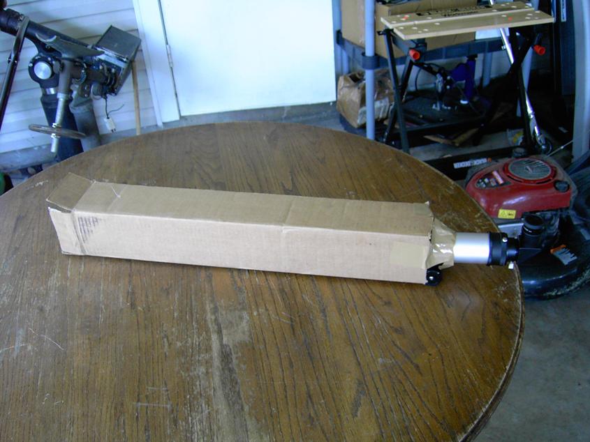 Scope in a box. Used to determined the focal length.