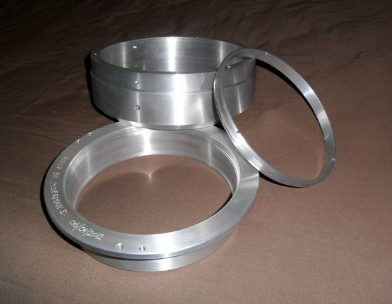 Completed Jaegers GJD 6" f/10 Lens Cell Components - Front View