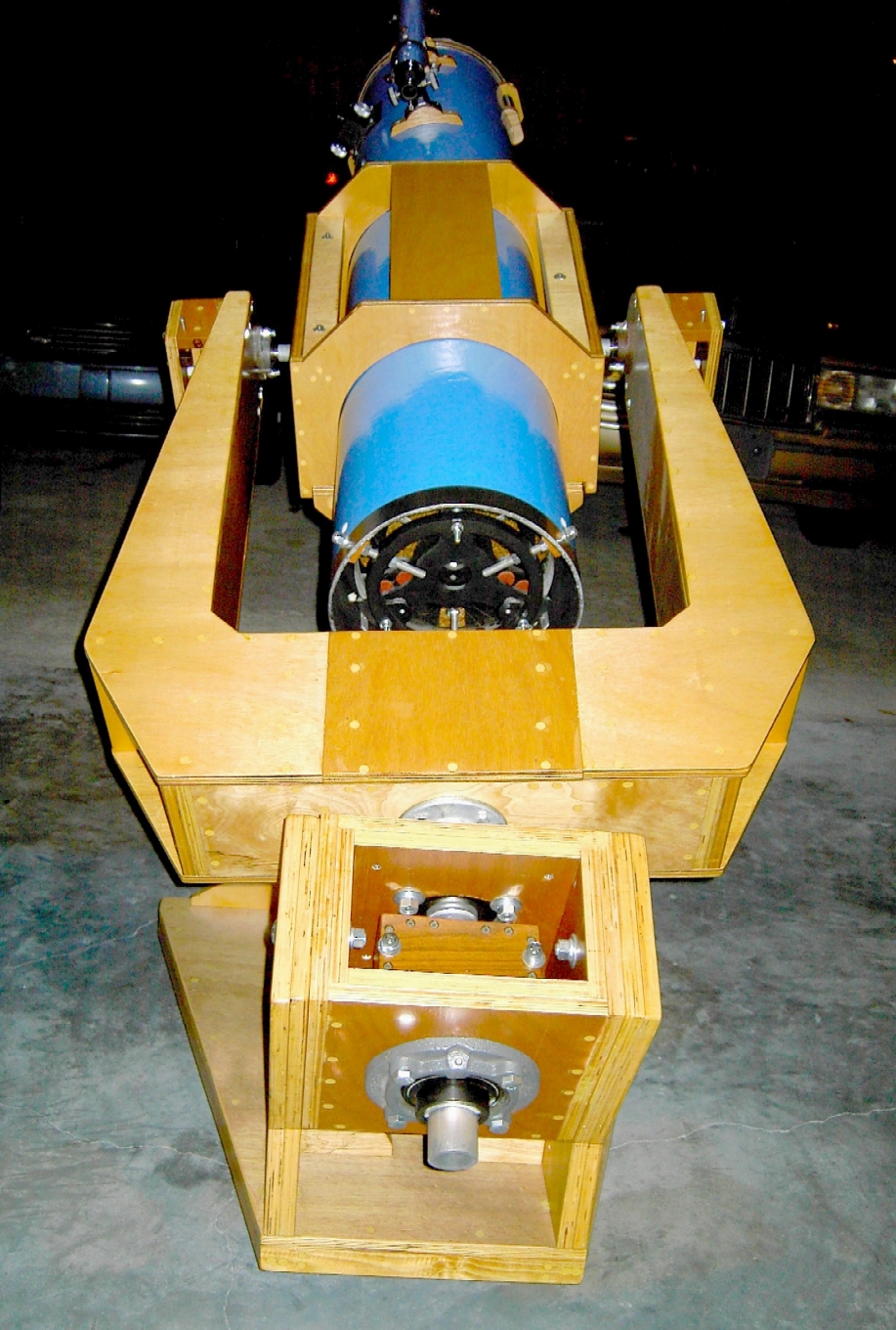 Completed SAO 10" Telescope - Rear (Click for Enlarged View)