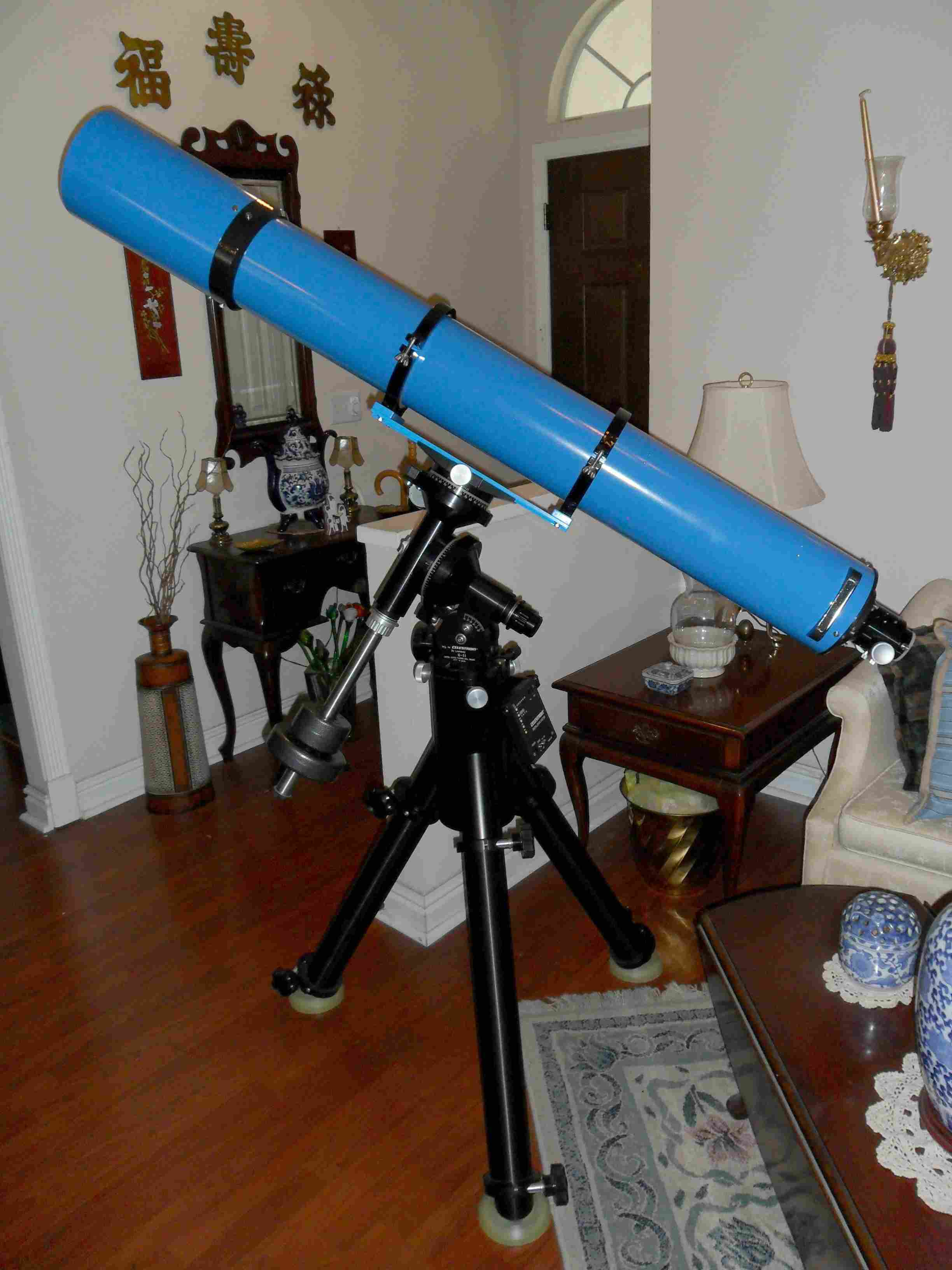 Completed Jaegers GJD 6" f/10 Refractor - Side View