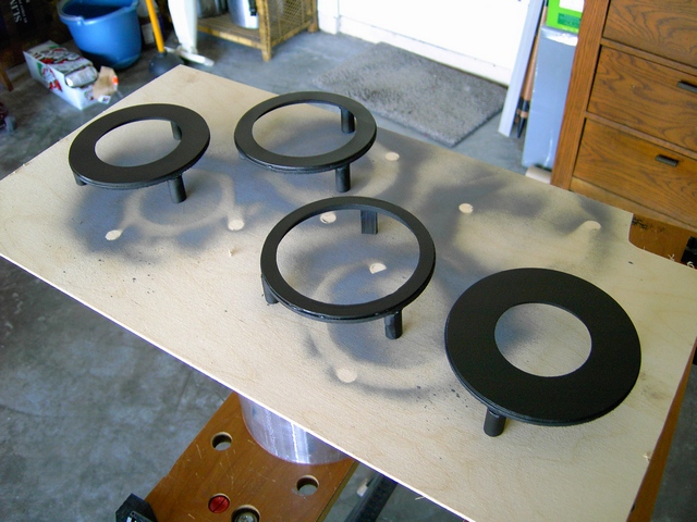 .250" Plywood Backed CD Knife-Edge Baffles with Anti-flipping Pegs.