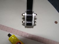 Completed installation of the hinge plates for one of the Cradle Rings.