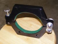 One of the completely assembled cradle rings.