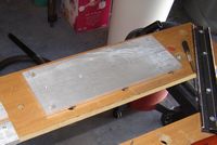 The dovetail plate with all of its holes ready for grinding and finishing.