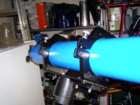 The completed Cradle Rings and Dovetail connection system complete - Knurl Knob Locking Side.