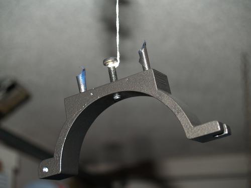 Painted Carton cradle ring half.